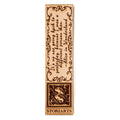 Alice in Wonderland Leather Quote Bookmark