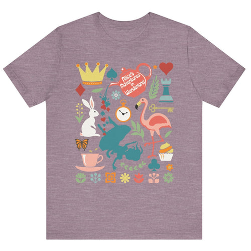 Alice in Wonderland Collage Unisex Tee
