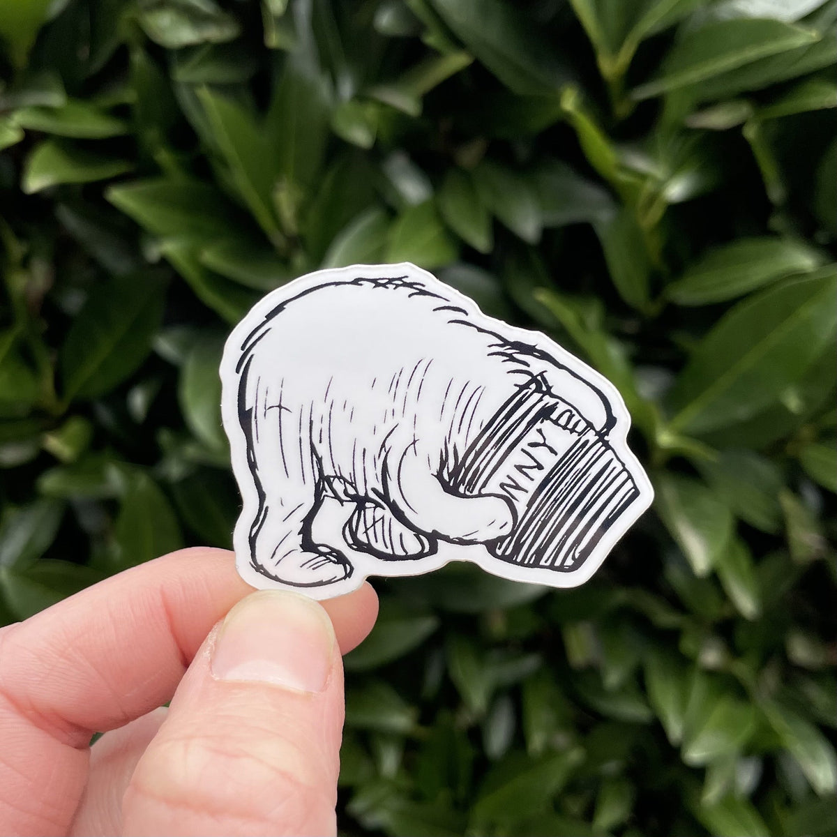 Pooh Bear Mini Sticker