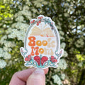 Book Mom Clear Sticker