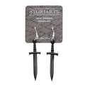 Sword Acrylic Earrings