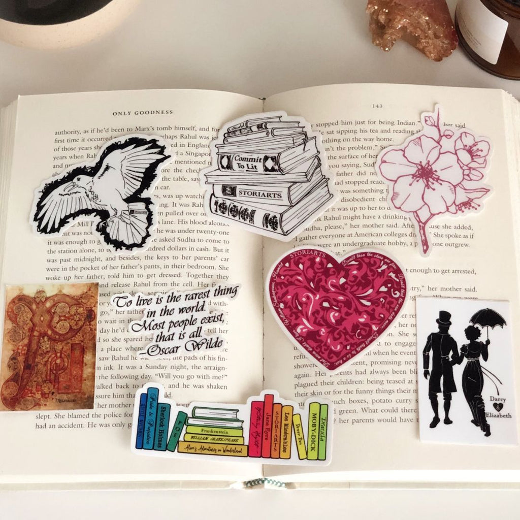 Mystery Book Lover Sticker