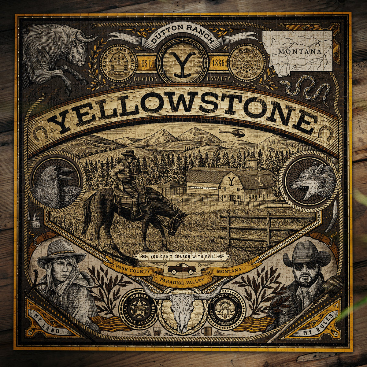 Yellowstone Jigsaw Puzzle