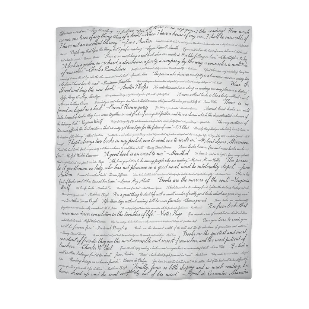 Commit to Lit Duvet Cover