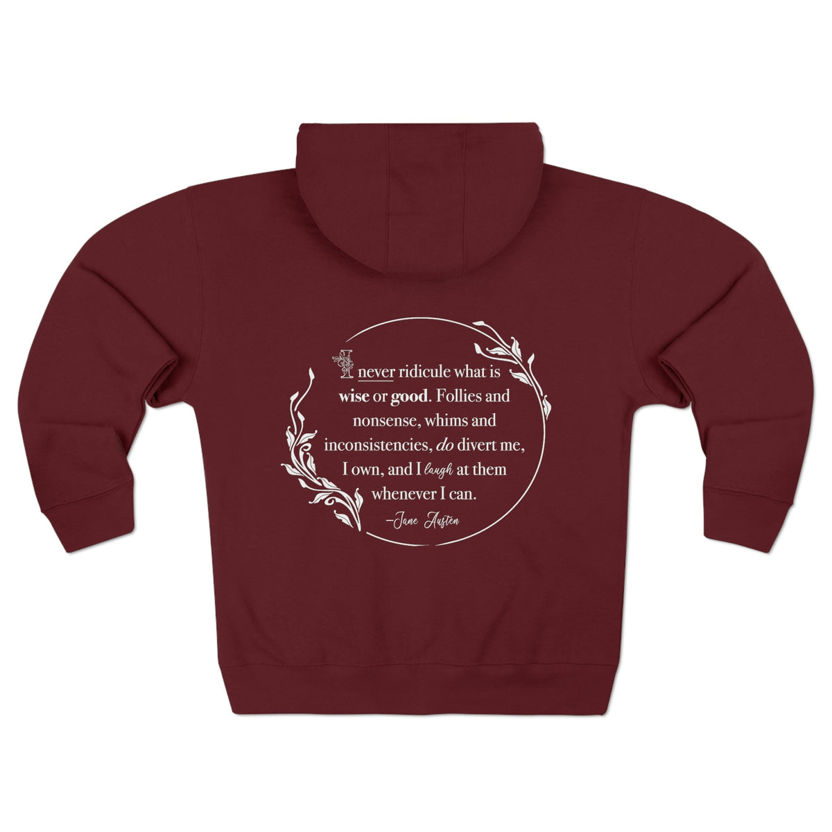 Pride and Prejudice Full Zip Hoodie