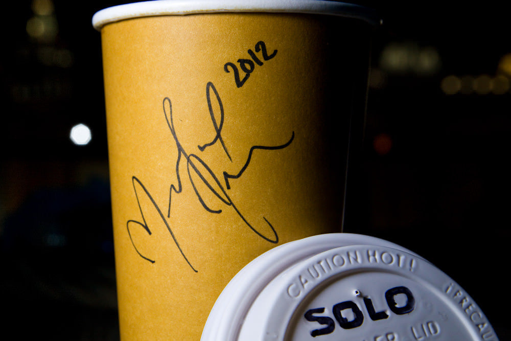 Signed SOLO Cup