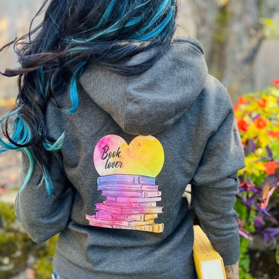 Book Lover Full Zip Hoodie