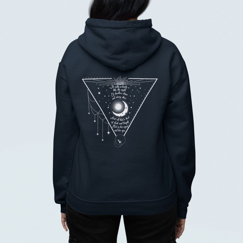 She Walks in Beauty Full Zip Hoodie