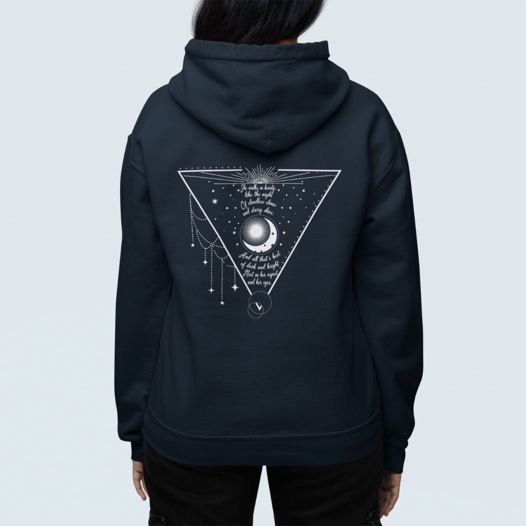 She Walks in Beauty Full Zip Hoodie