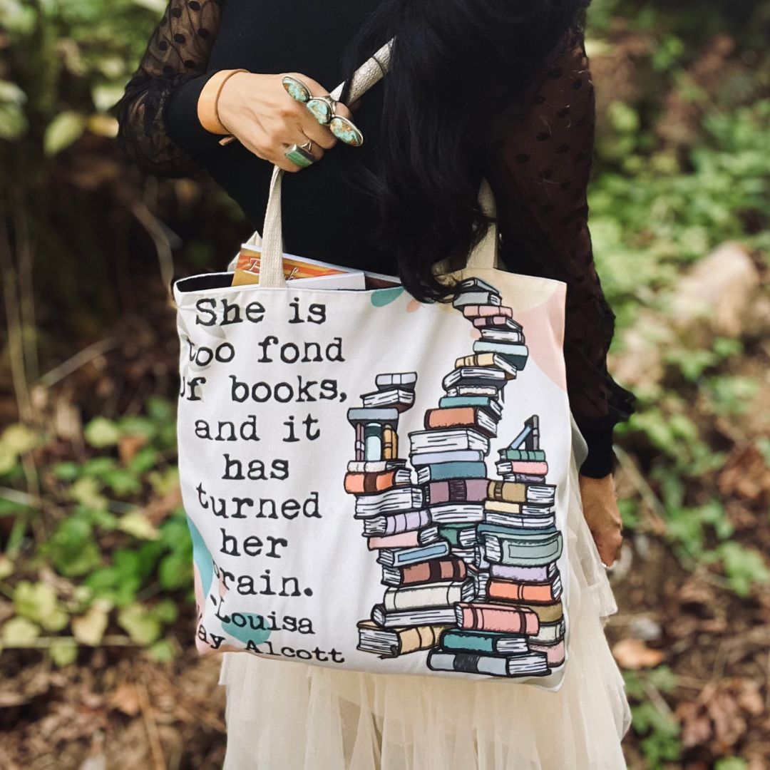 Louisa May Alcott Tote Bag