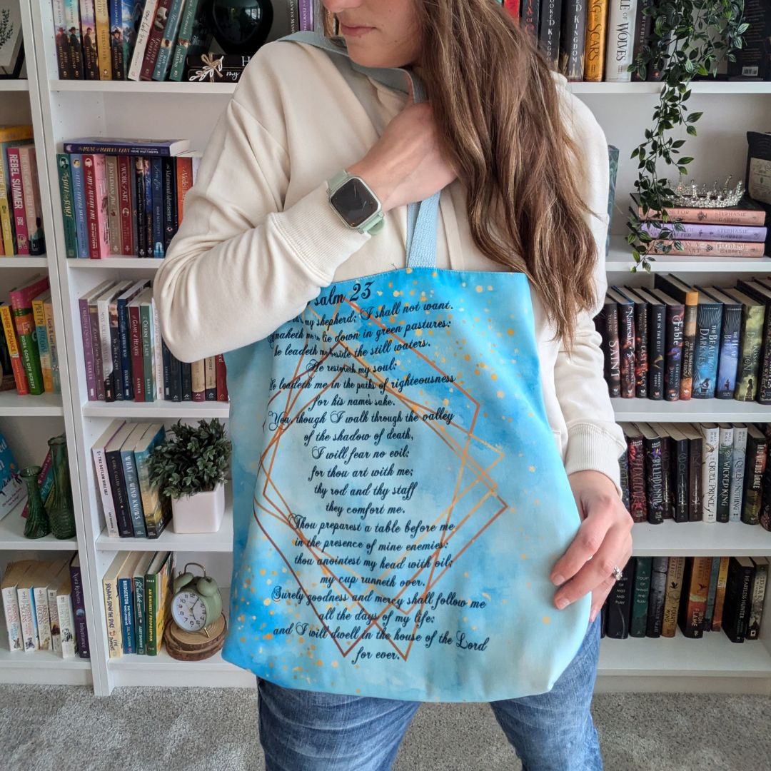 Psalm 23 Tote Bag
