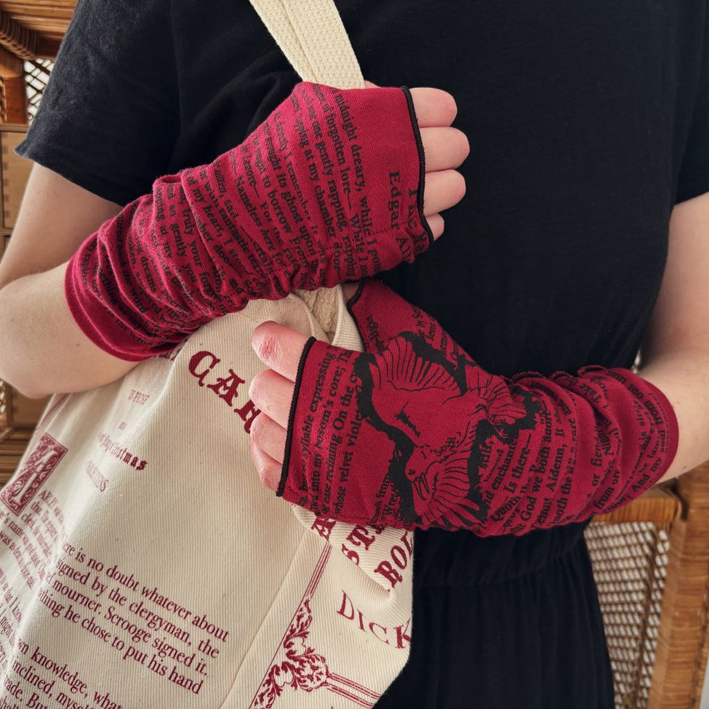 The Raven Writing Gloves