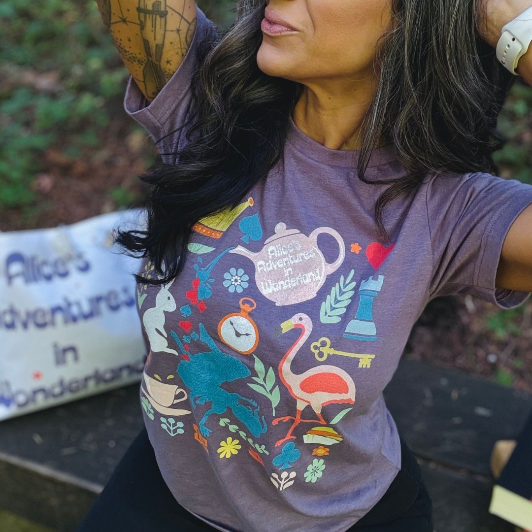 Alice in Wonderland Collage Unisex Tee