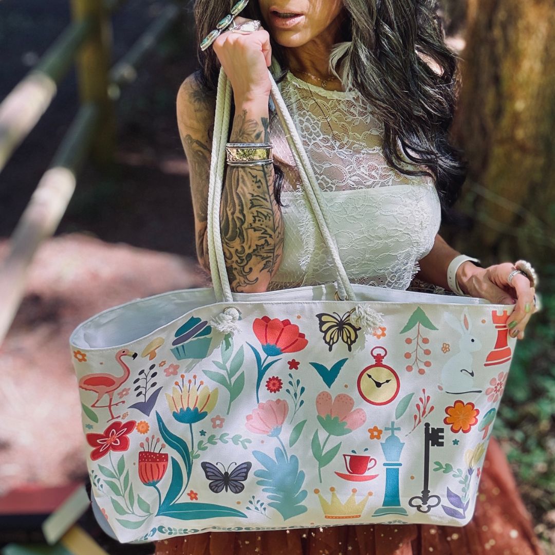 Alice in Wonderland Weekender Bag