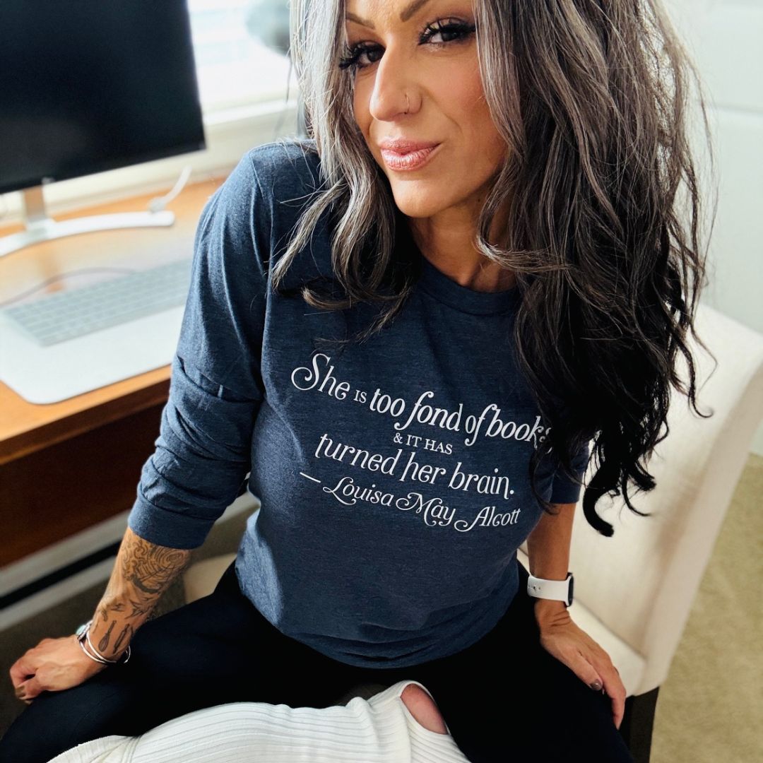 Louisa May Alcott Long Sleeve Unisex Tee