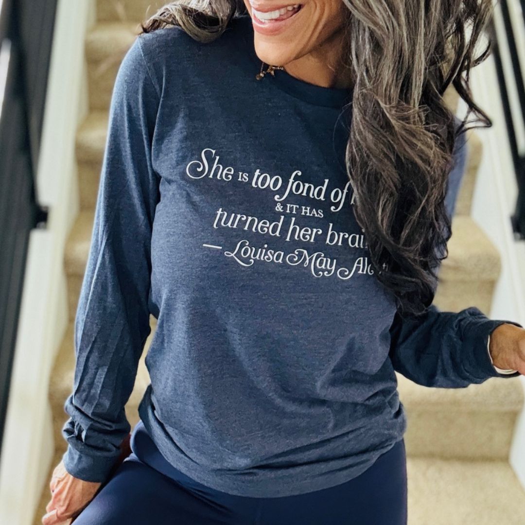 Louisa May Alcott Long Sleeve Unisex Tee