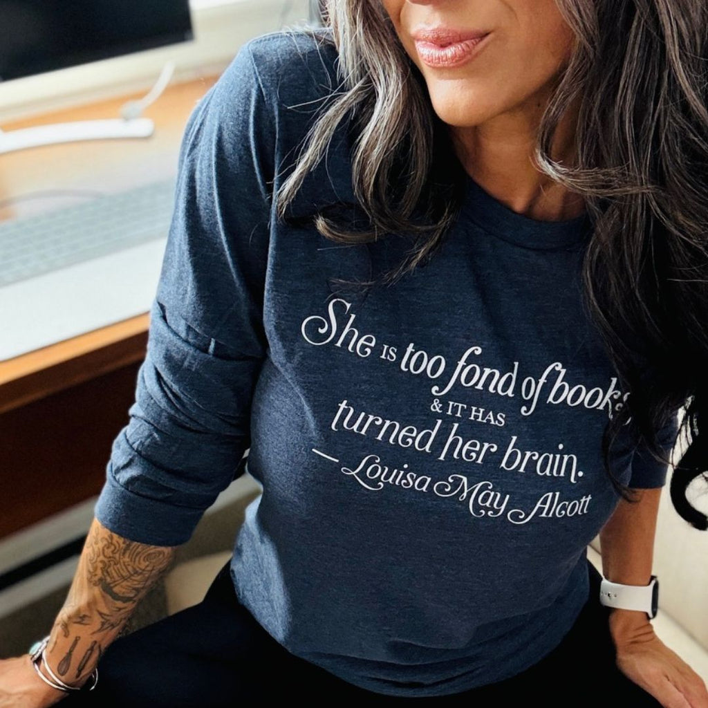 Louisa May Alcott Long Sleeve Unisex Tee
