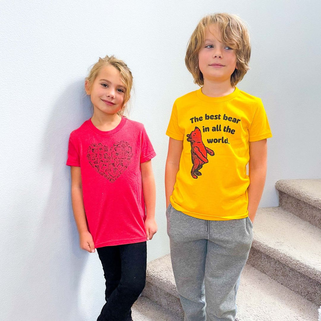 I Heart Books Kid's Tee