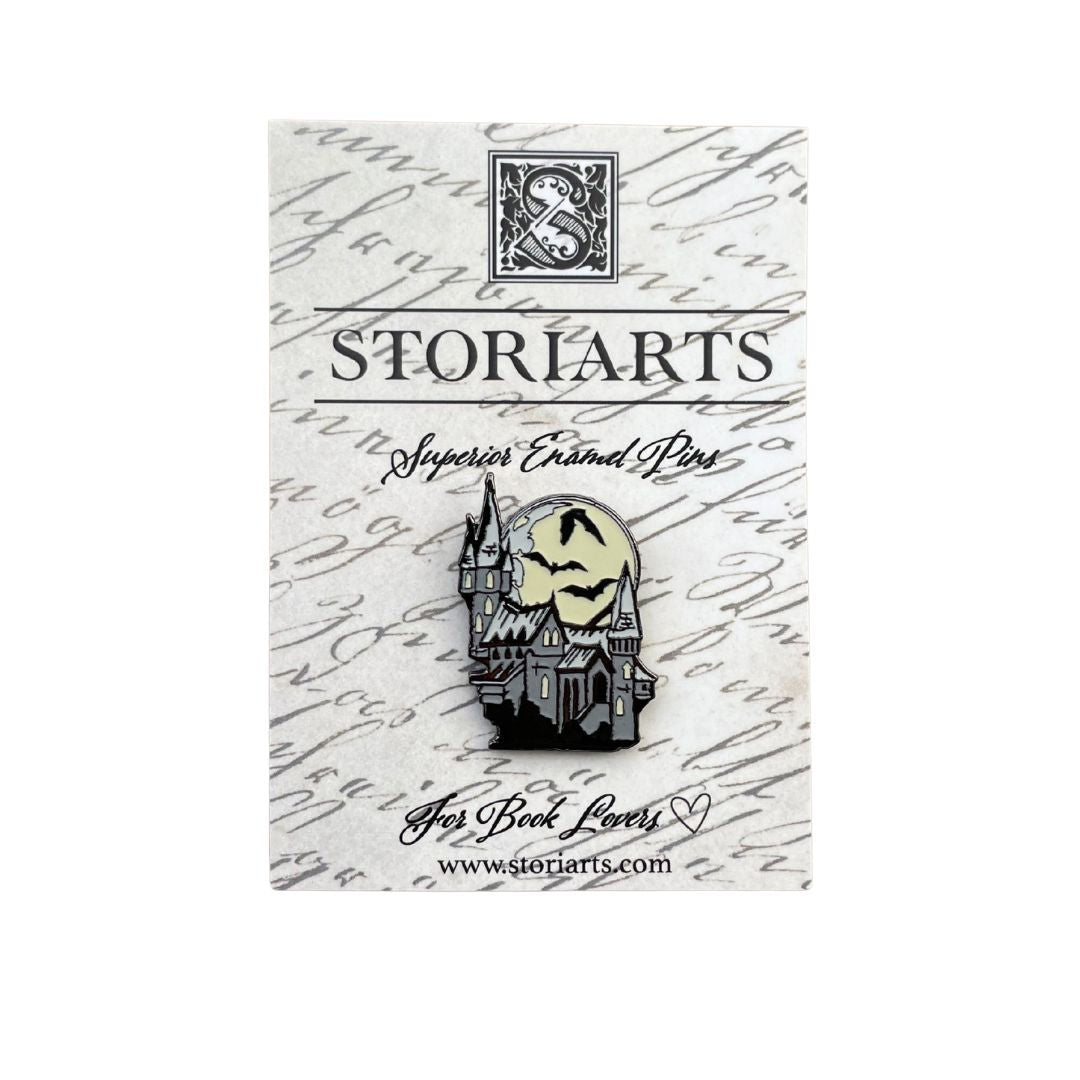 Dracula's Castle Enamel Pin