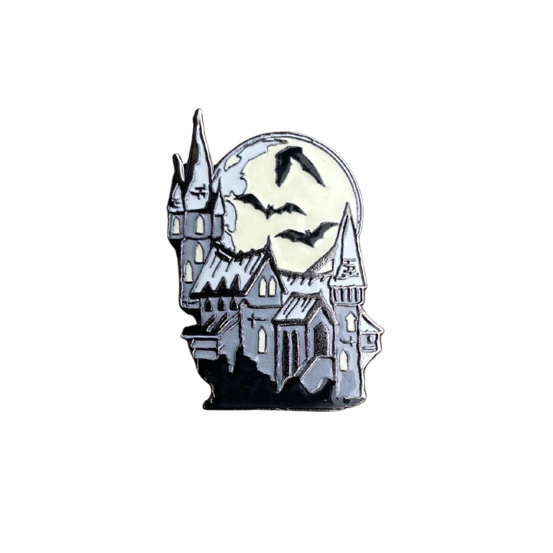 Dracula's Castle Enamel Pin