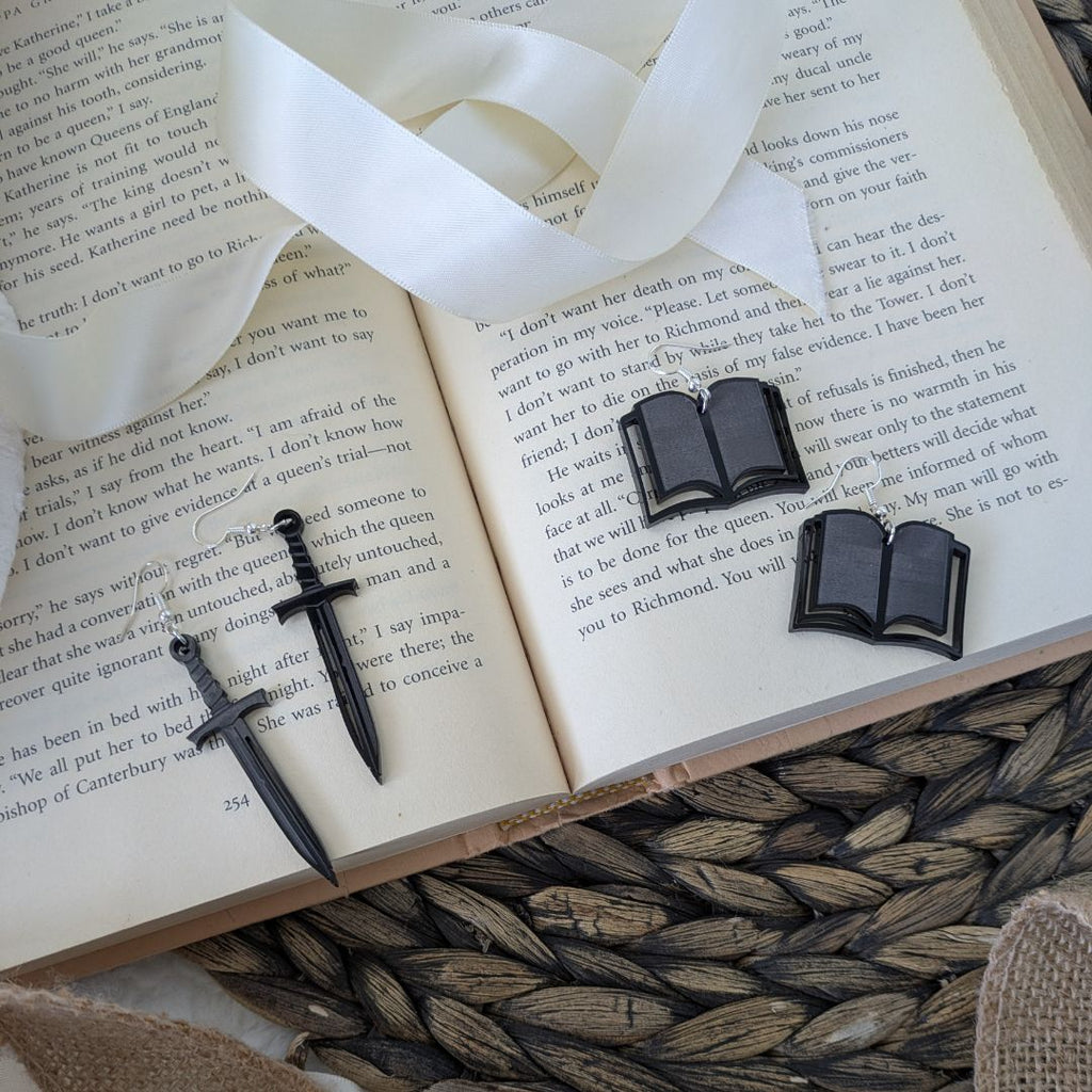 Sword Acrylic Earrings