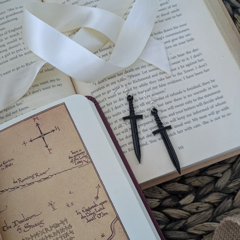 Sword Acrylic Earrings
