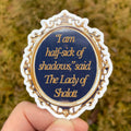The Lady of Shalott Sticker