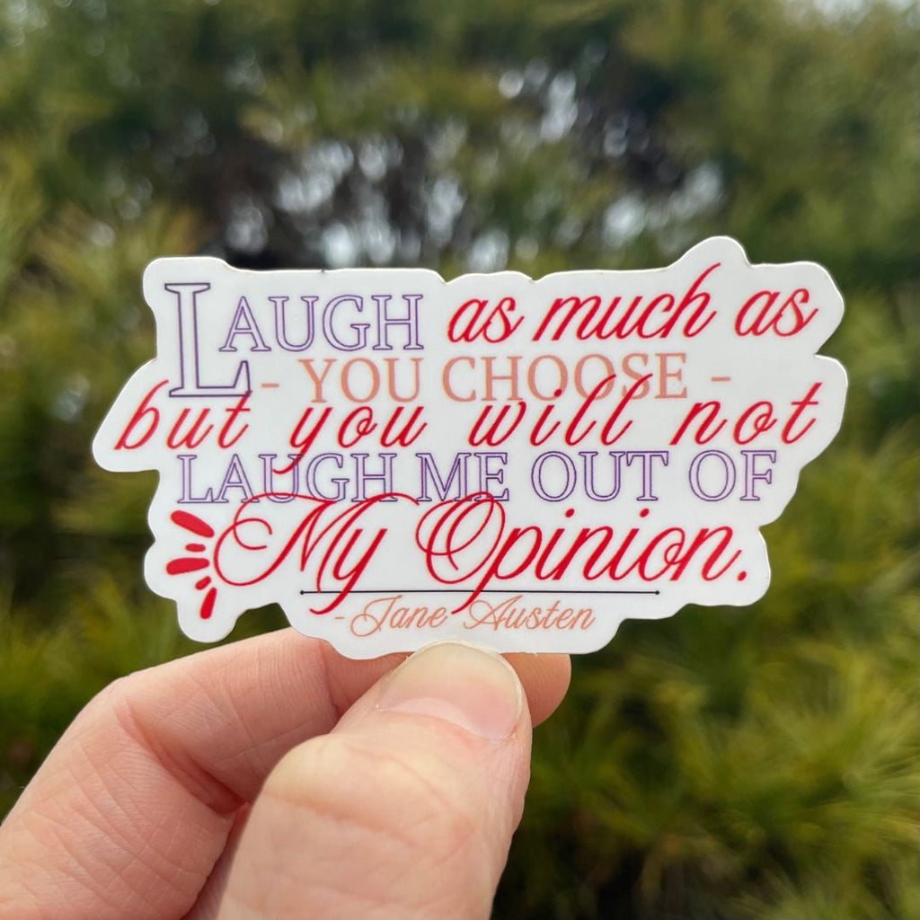 Jane Austen Quote Sticker