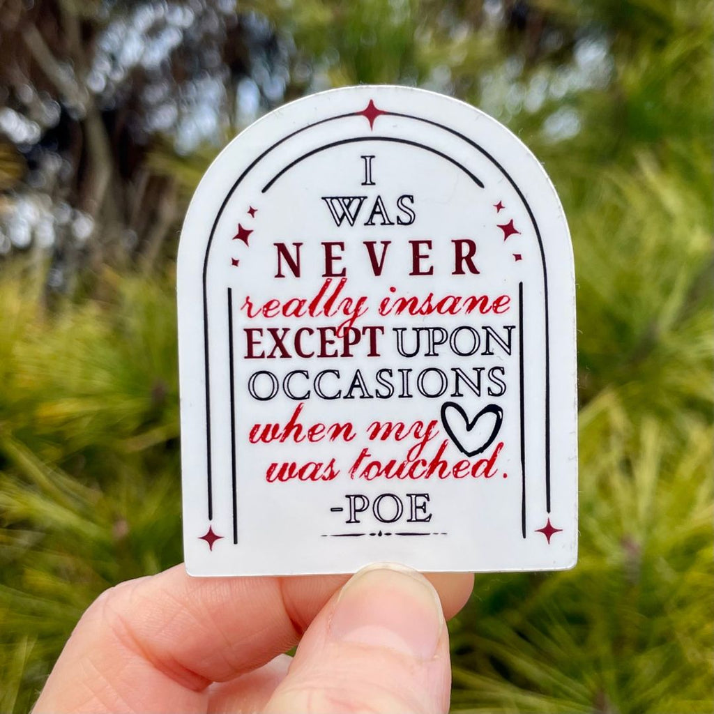 Edgar Allan Poe Sticker