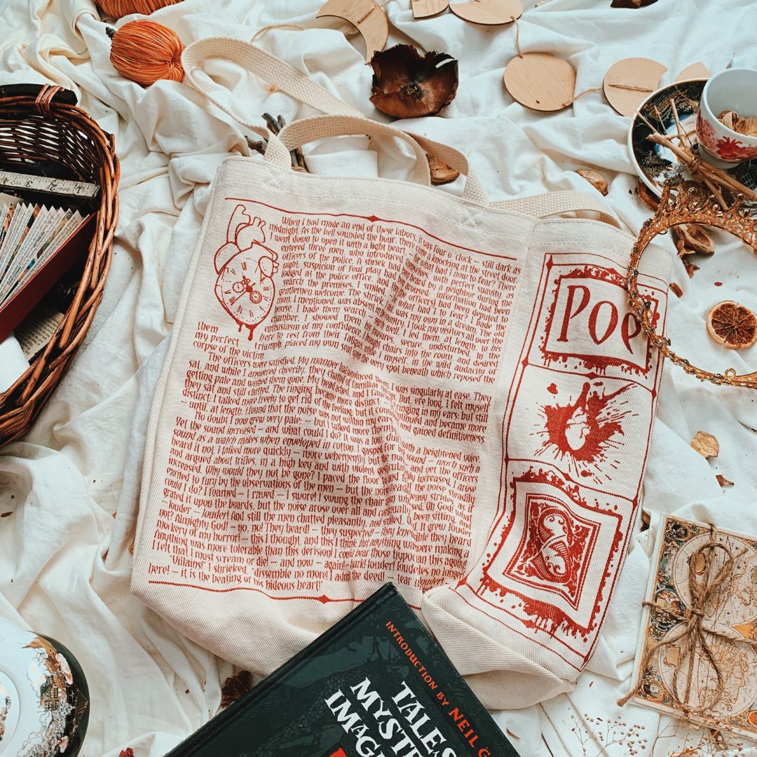 The Tell-Tale Heart Book Tote