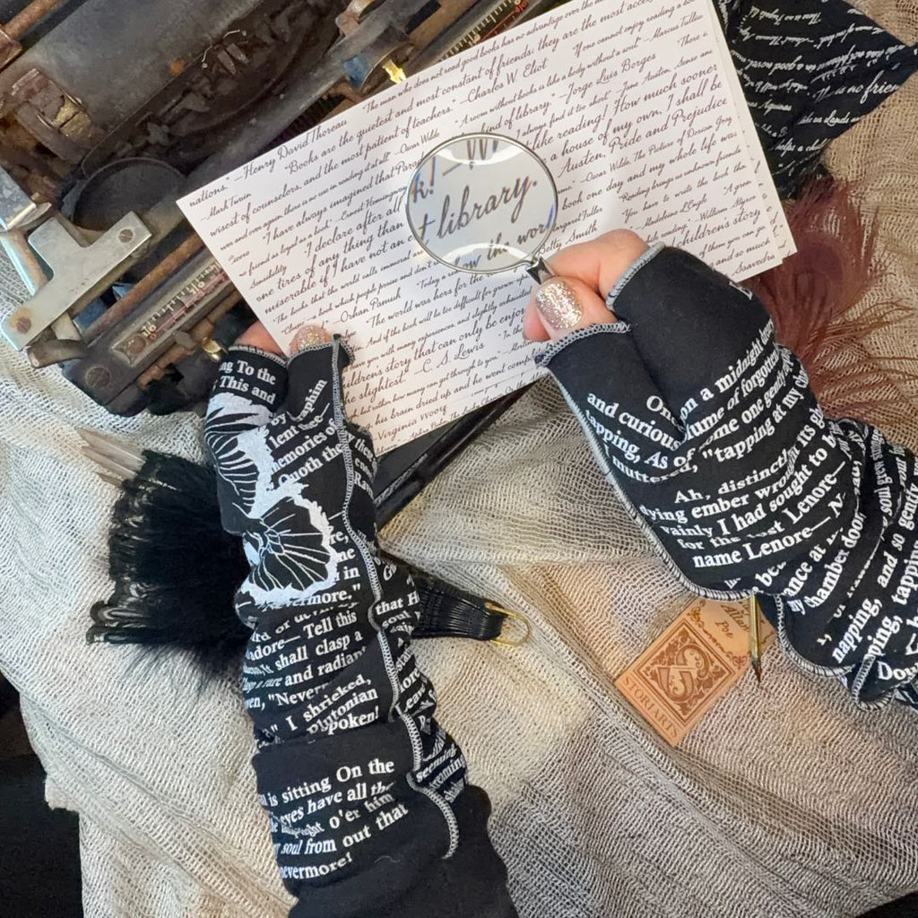 The Raven Writing Gloves
