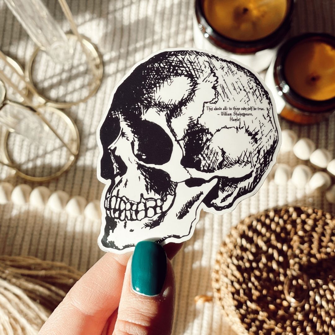 Hamlet Clear Sticker