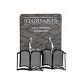 Open Book Acrylic Earrings