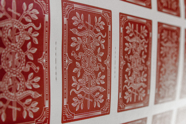 Red Monarch Uncut Sheet