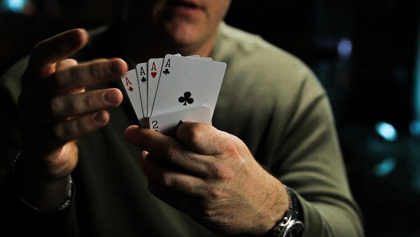 Single Card Straddle Pass by Jason England