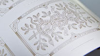 White Monarchs Uncut Sheet